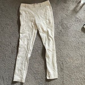 Cream Lacey pants from Forever 21
